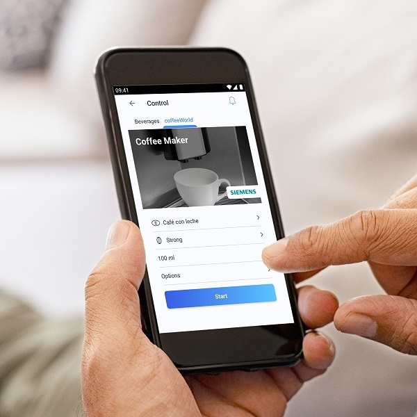 Siemens automata kávéfőző: HomeConnect